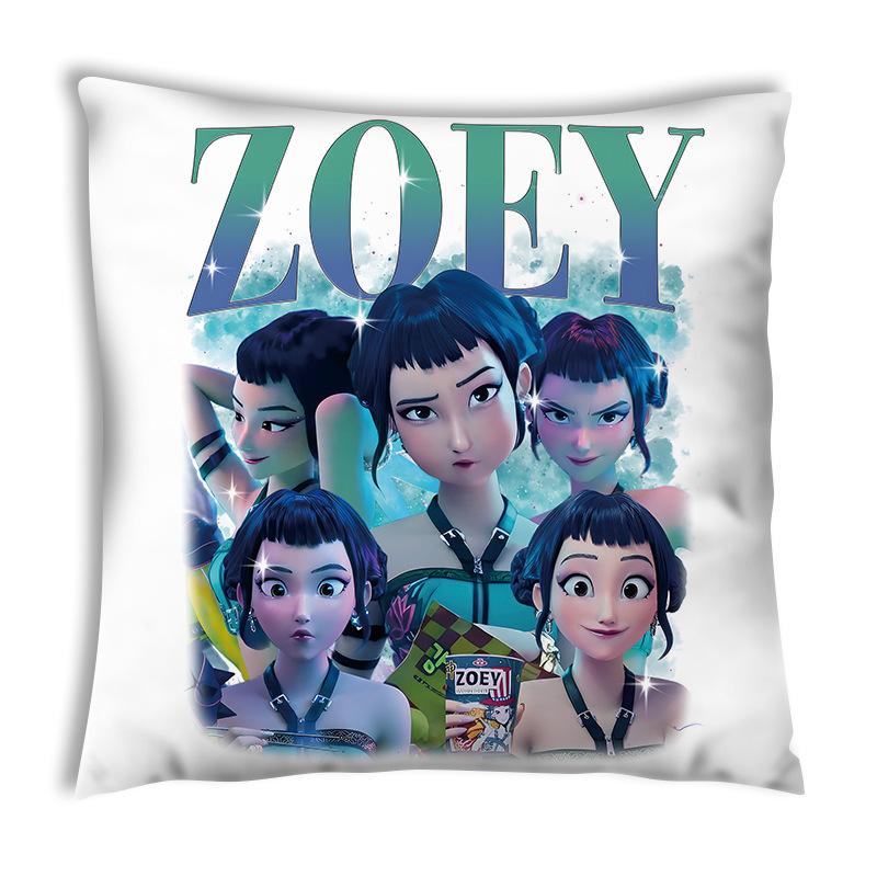 

K- Demon Hunters Personalized picture text home decorative pillows Household Gifts 45x45cm Cartoon Home Textile Cute Gift 45cm