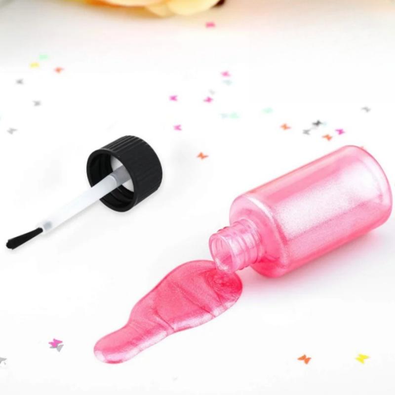 2/5PCS 5mlBrush Bottle Dispensing Bottle Essential Oil Foundation Concealer Lip Gloss Perfume Nail Polish Dispensing Bottle Trav