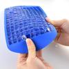 Flexible Silicone Ice Cubes Tray 160 Grid Molds Multipurpose Kitchen Tool for Drink Dessert and Creative Food Preparation