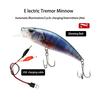 1 pièce leurre Robotique Natation Leurre USB Rechargeable Lumière LED Multi-Articulé Swimbait Inteli Auto-Propulsé Pêche Électrique