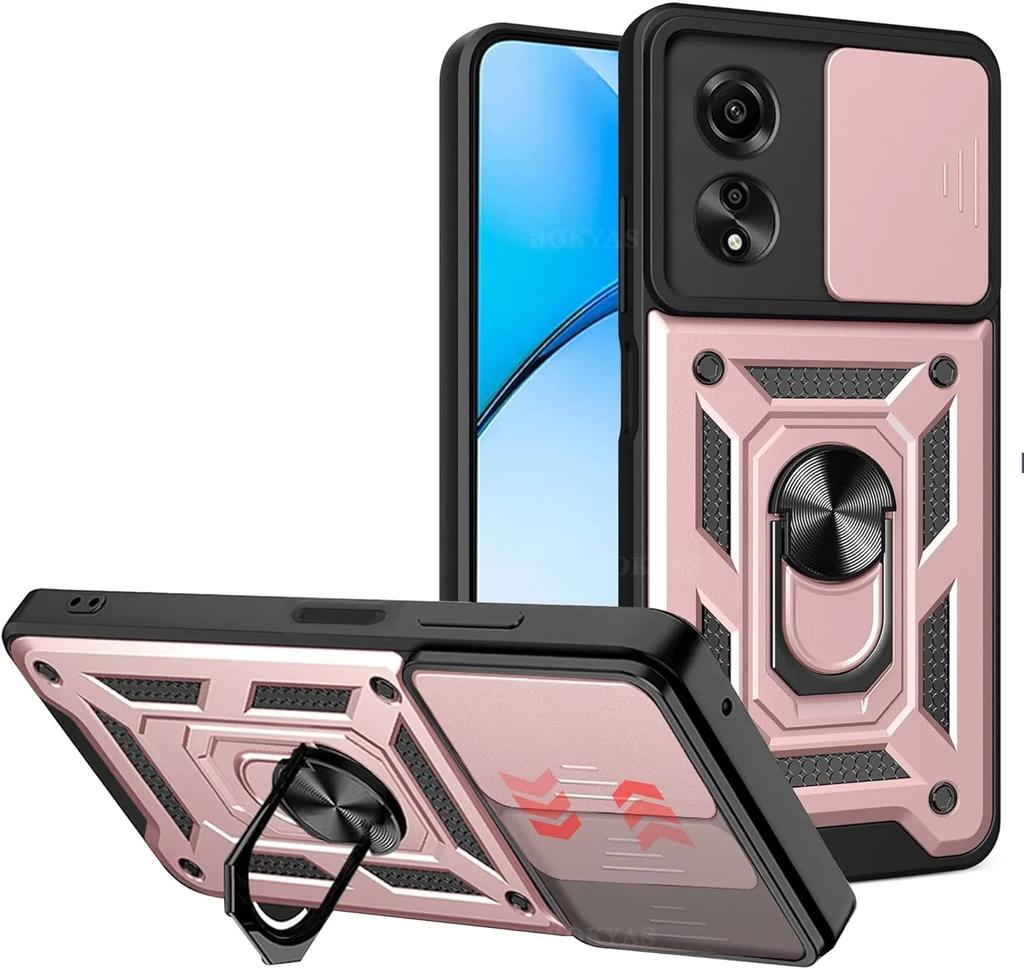 Military Armor Case For Realme C61 C63 C65 C67 4G Note 50 C55 C53 C51 Cover Lens Protection Ring Stand Holder Coque Fundas