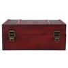 Vintage Wooden Jewelry Storage Box   Wooden Decorative Book Box(Grape)