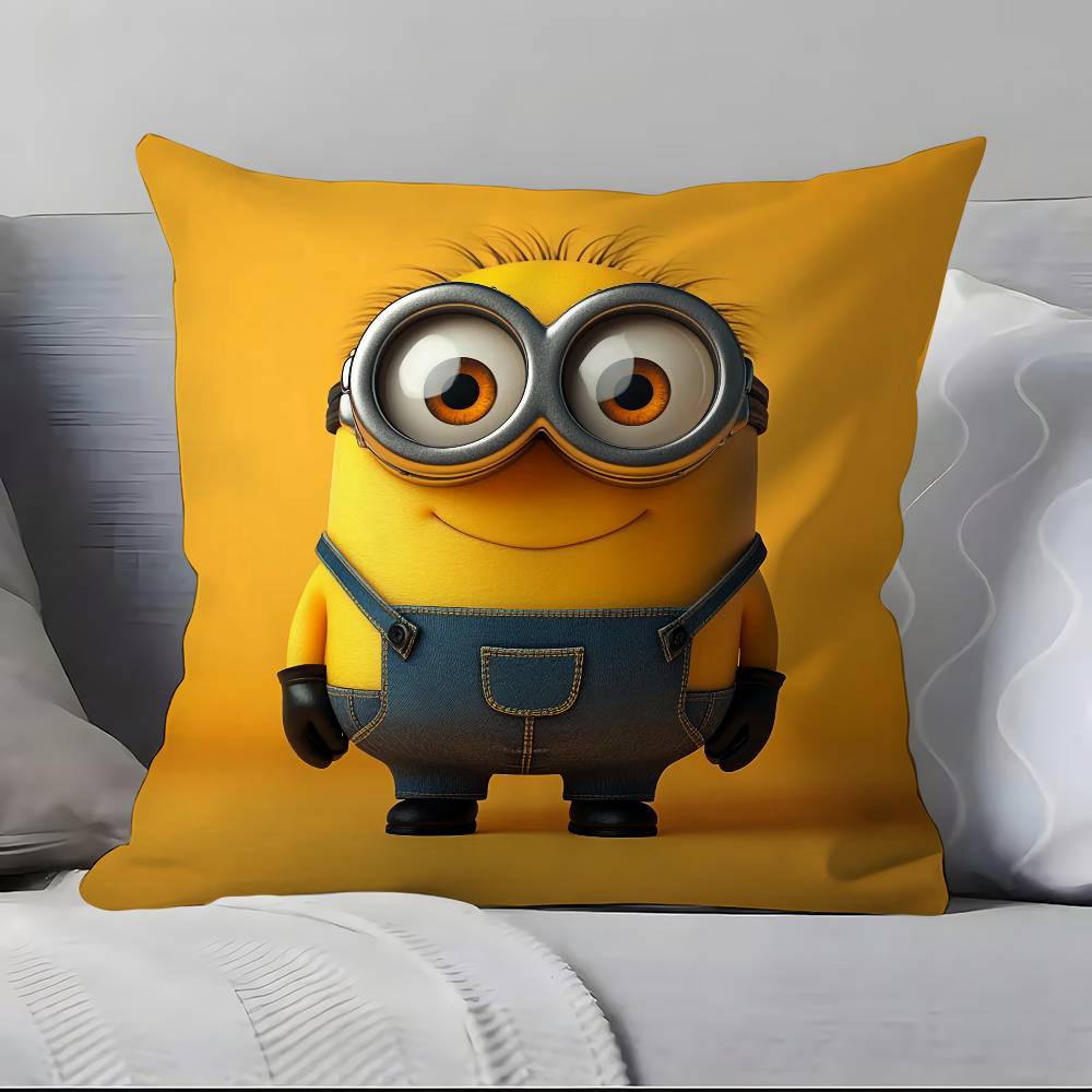 Cute Cartoon Thief Dad M-M-Minions Pillow Case Pillowcase Soft Skin Friendly & Comfortable With A Hidden Zipper