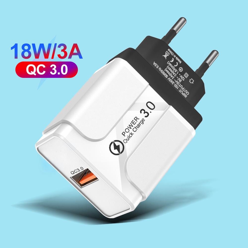 PD33W QC3.0 GaN Multi-Port Fast Charger, 9V/12V European Standard