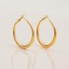 Yori Popular Stainless Steel Large Hoop Earrings for Unisex Men Women High Quality Versatile Jewelry Waterproof