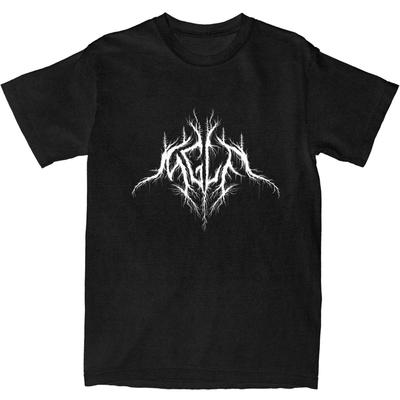 Man T-Shirt Mgla Black Metal Music Logo T Shirts Leisure Beach Tees Vintage Custom Logo 100% Cotton Tops Gift