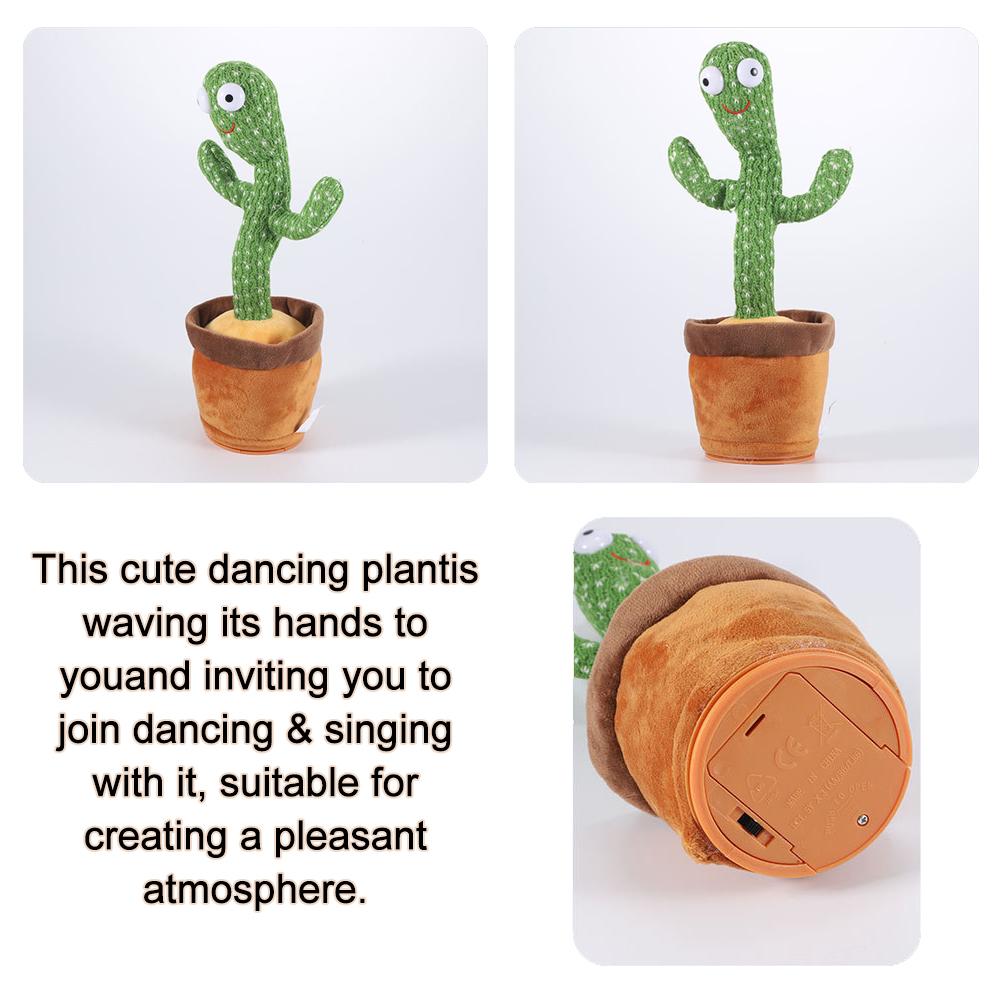 Dancing Cactus Toy Shake Dancing Toy Wiggle To Music Cactus Early Childhood Education Toy Cactus