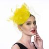 Ženy Dívky Mesh Fascinators Hat Cocktail Party Čelenka Čelenka Svatební klobouk