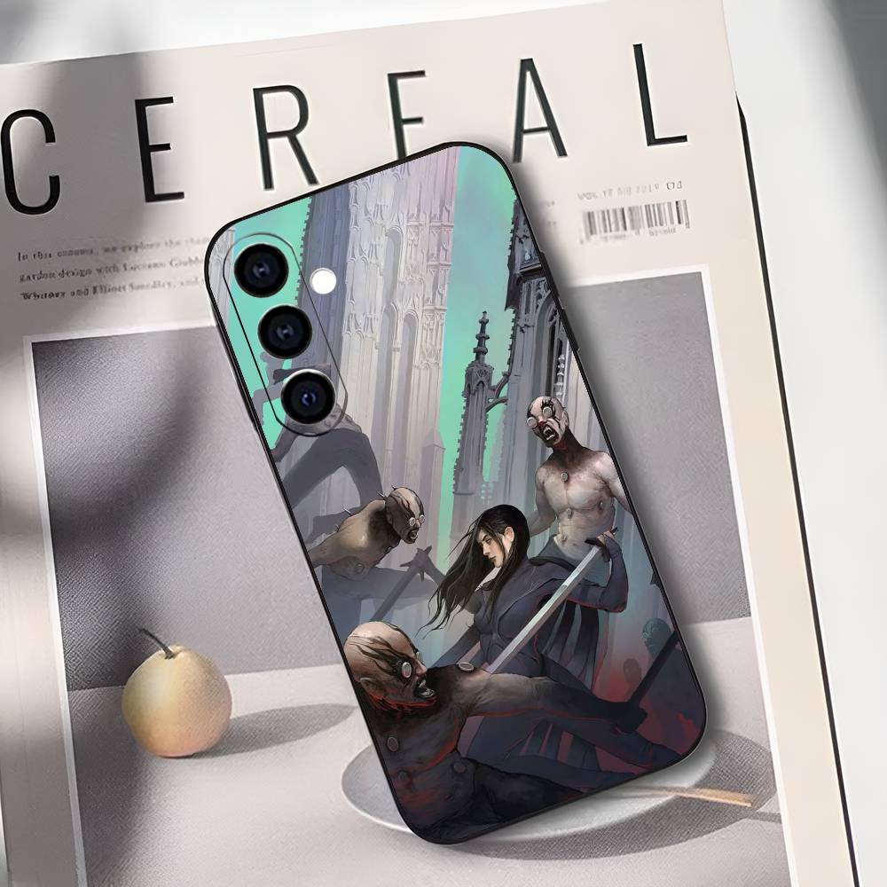 

M-Mistborn T-Trilogy V-Vin Soft Black Phone Case for Samsung Galaxy A73/A72/A71/A70/A53/A52/A51 Samsung a21