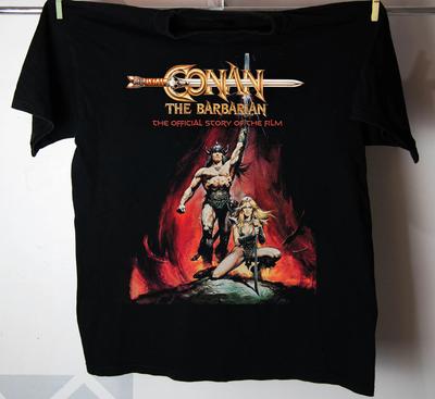 Maglietta Conan Il Barbaro Manica Corta Nera Unisex S-2345XL 1H0090 Maglietta Unisex