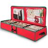 Oxford Xmas Ornament Organizer Washable Under Bed Storage Christmas Wrapping Paper Storage Bag
