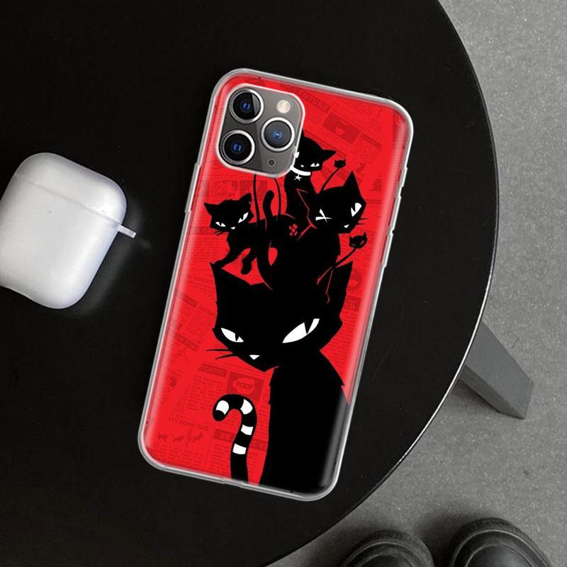 Comics Emily The Strange Phone Case Cover for iPhone 11 12 13 Mini 14 15 Plus 16 Pro Max 17 Air 7 8 + SE Art Customized Fundas 1