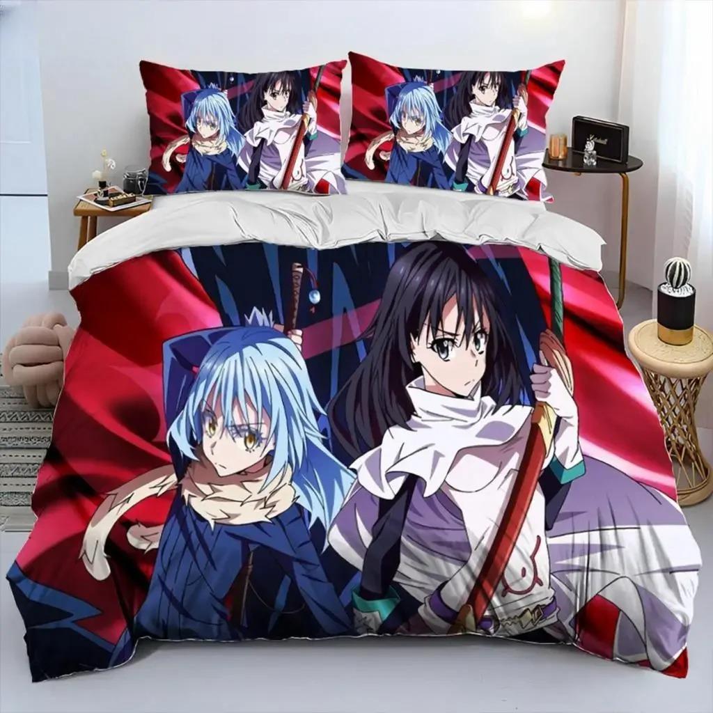 Cozy Comfortable I Got Reincarnated As A Slime Anime Bed Size King Queen Comforter Quilt