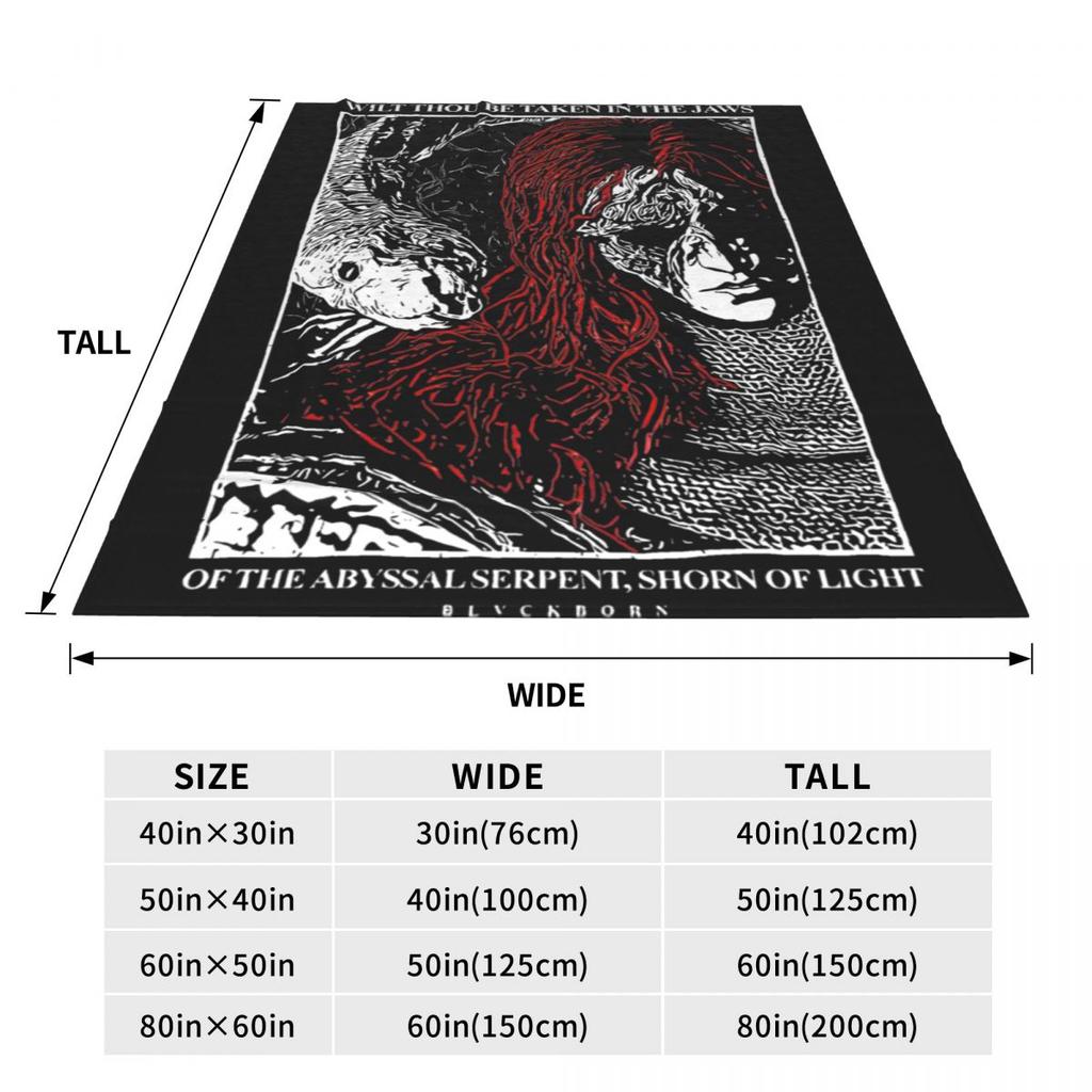 Messmer Eldened Ringed Shadow Of The Erdtree Blankets Lightweight Thin Fleece Comfortable Present Throw Blanket Plush Thin Quilt