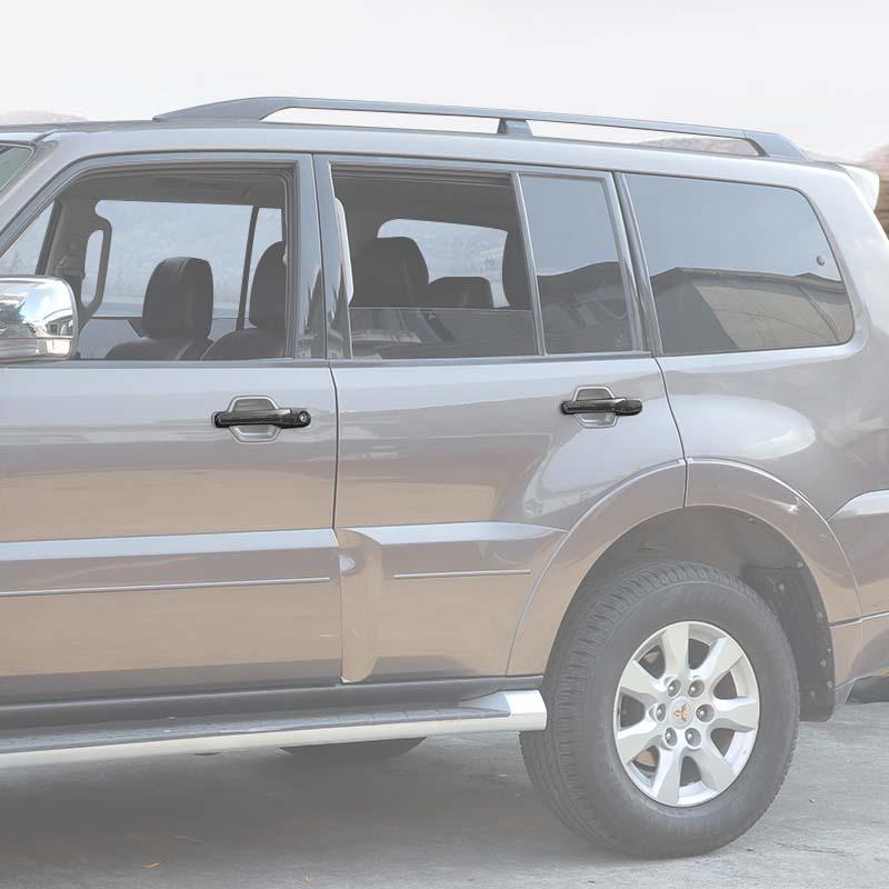  ABS Door Handle Decoration Cover Sticker Fit For Mitsubishi PAJERO 2007-2021 Exterior Accessories