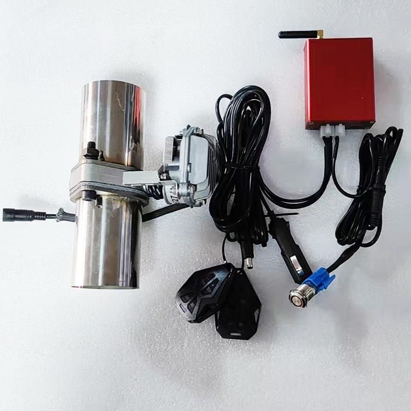 Electronic Exhaust Flap Valve Variable Cutout Motorized System 2.0 2.5 3.0 Inch with Remote Control & Switch Button