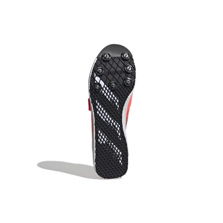 adidas Scarpe da Ginnastica da Uomo AdiZero Triple Jump Signal Coral Arancione Argento-Metallico Bianco-Nuvola EG6188
