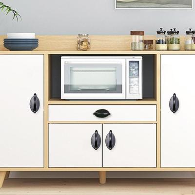5 Pieces Cabinet Auxiliary Handles Open Sliding Door Decorative Sturdy Easy Installation