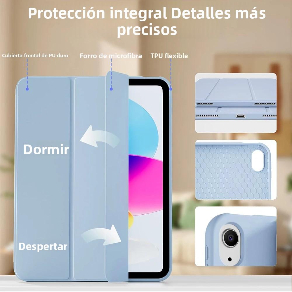 Case for iPad (A16) 11th Generation 11 Inch , iPad 10th Generation 10.9 inch , Auto Wake/Sleep, Slim Trifold Stand Cover