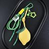 Yogodlns Pendentif Sac à Dos Citron en Similicuir d'Été Ornement de Sac à Main Tissé en Nylon