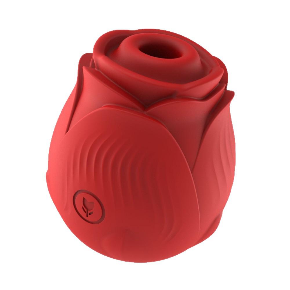 Cross Rose Suction Vibrator: 10-Speed Erotic Toy for Women