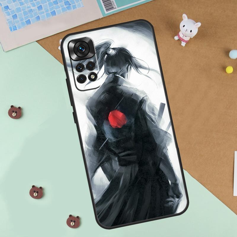 Japanese Bushido Samurai Case For Xiaomi Redmi Note 13 12 11 9 10 14 Pro 10S 11S 12S Cover For Redmi 13C 10C 12C 14C