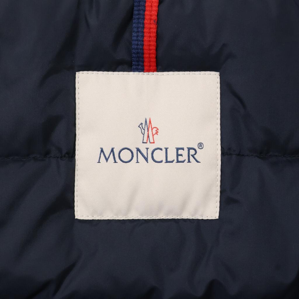 Moncler DIMITRA Fur-trimmed Down Jacket Coat 00 NavyUsed