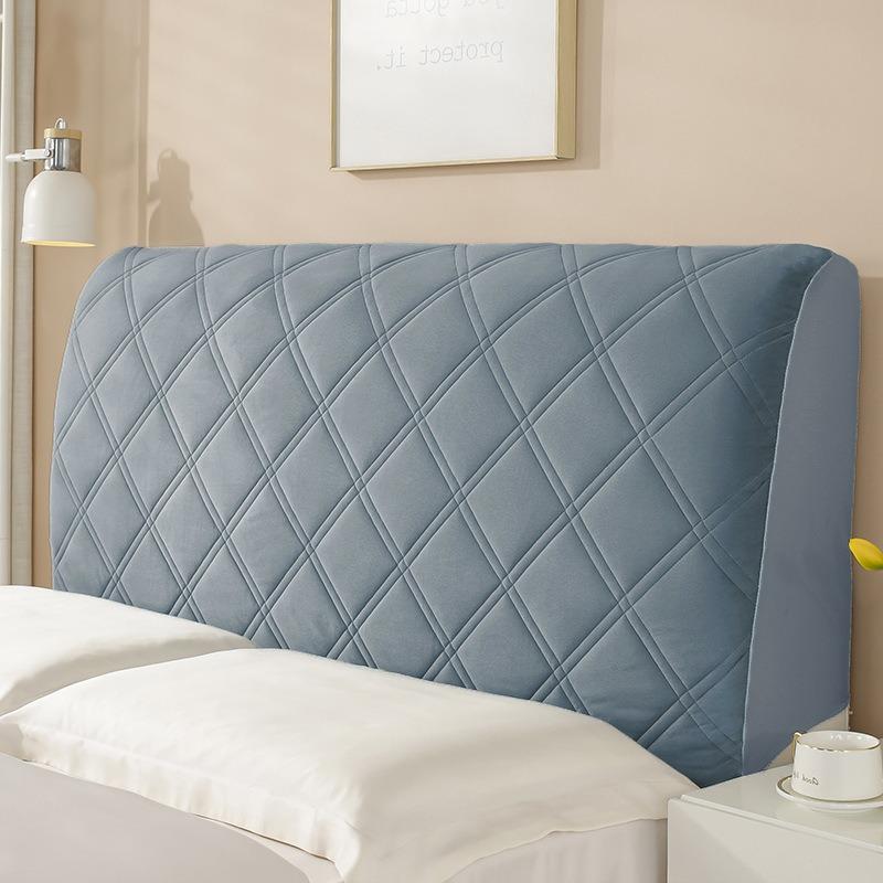 

Elastic All-wrap Headboard Cover Anti-dirty Thicken Comfortable Backres Slipcover Latex Universal Protective Cover Home Supplies 120CM