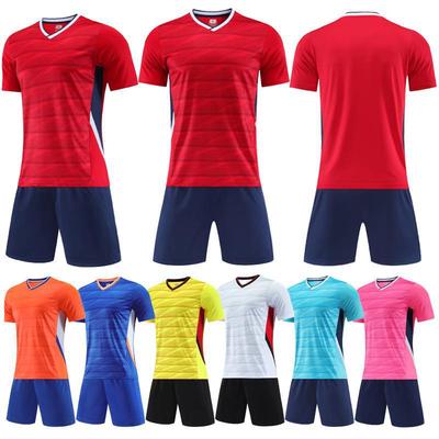 Football Suit Men'S Football Sports Clothing Children'S Training Clothes Short-Sleeved Football Jersey Team Uniform