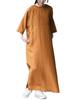 Research Dress Colors Are Linen Blend Pullover Dress Camel 1 [Urban Doors] 'Some Web-exclusive' FORK&SPOON Women's DF26230-2062231