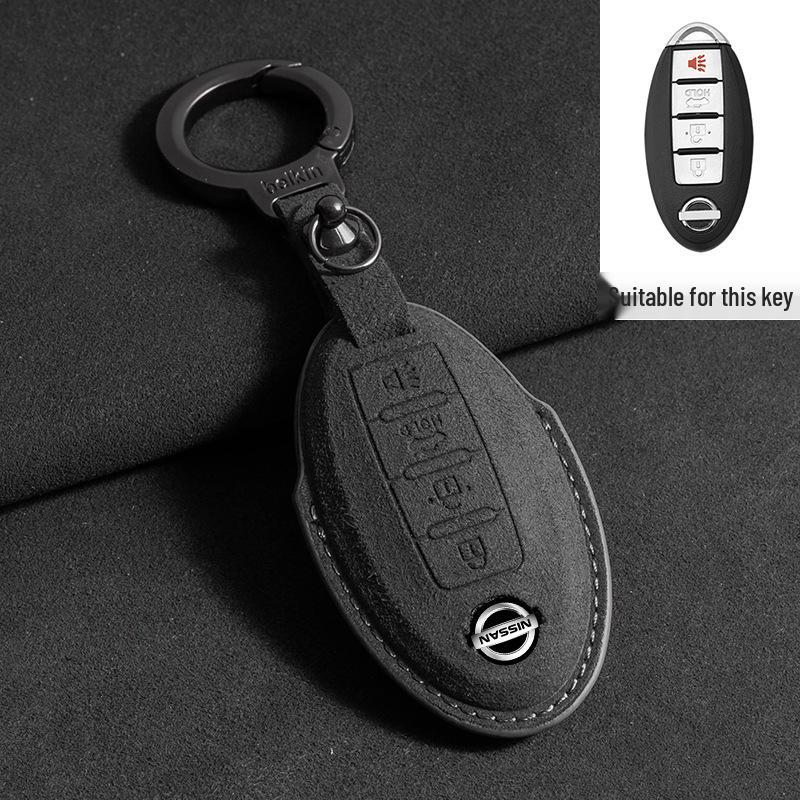 Nissan Car Key Cover for Altima, Sylphy (14th Gen), Qashqai, X-Trail, Tiida, Bluebird, Kicks, Tanlu, Loulan