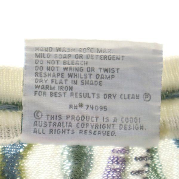 Coogi 90s Old 3D Overall Handle Long Sleeve 3D Cotton Sweater XS Knit Men's Used