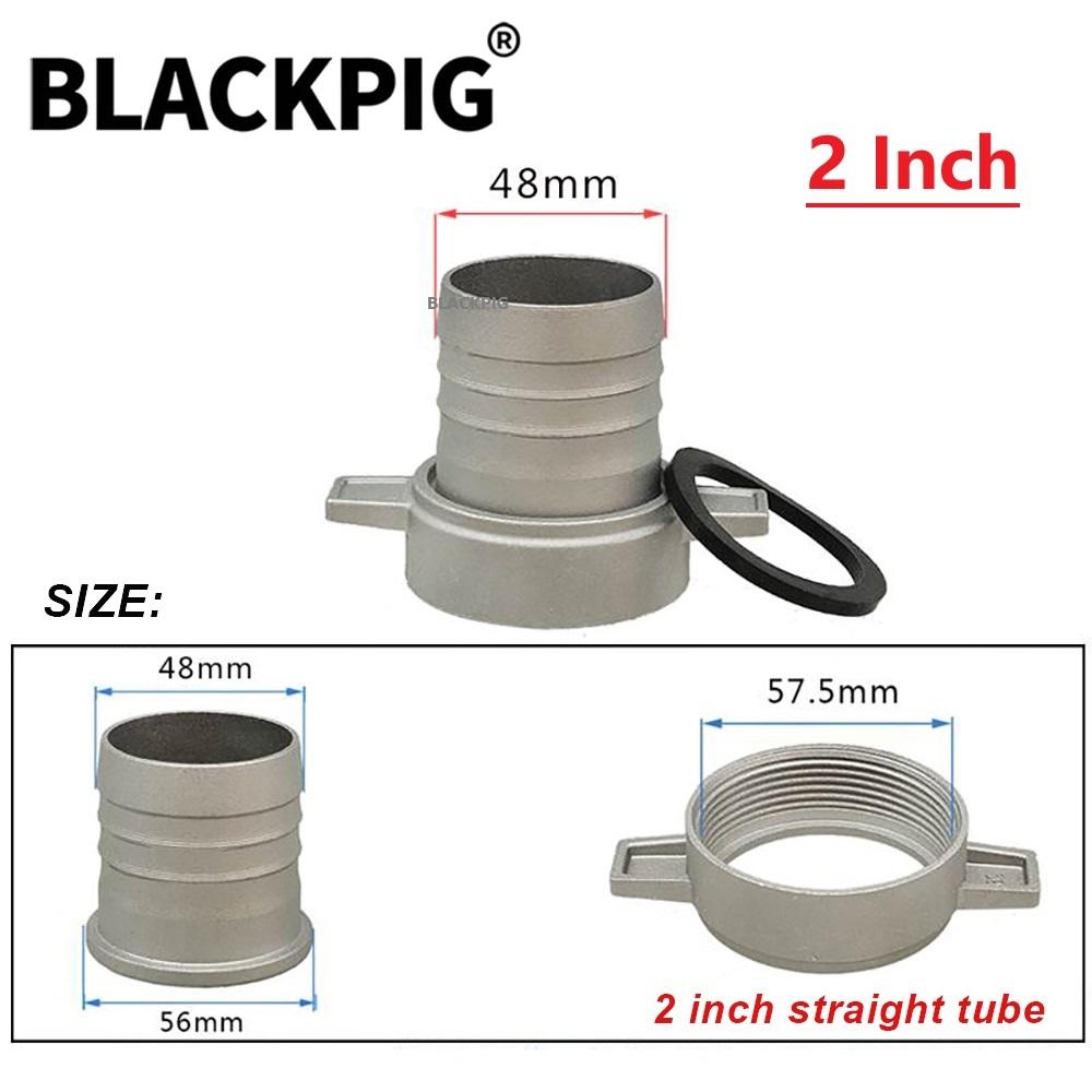2 Inch to 1Inch 1.2 Inch 1.5Inch Gasolina Water Pump Fittings Aluminum Pipe Connector Wrench With Rubber Gasket Pump Connect Pip 2 inch