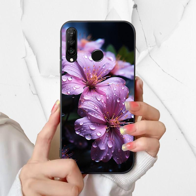 Phone Cover For Huawei P30 Lite Silicone Case MAR-LX1A Fashion Painted Shockproof Soft Fundas For Huawei Nova 4e Coque P30Lite
