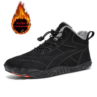Warm Plush Couple Snow Boots Winter Men's Ankle Boots Outdoor Non-slip Men Work Boots Fashion Winter Sneakers Big Size 36-48