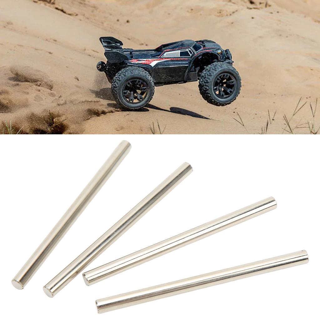4 Pcs RC Lower Hinge Pin L77mm D5mm Steel Lower Swing Arm Pin for ZD Racing MX 07 1/7 Remote Control Car