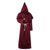 Halloween Medieval Monk Costume Cosplay Robe Wizard Outfit Priest Costume Stage Wear