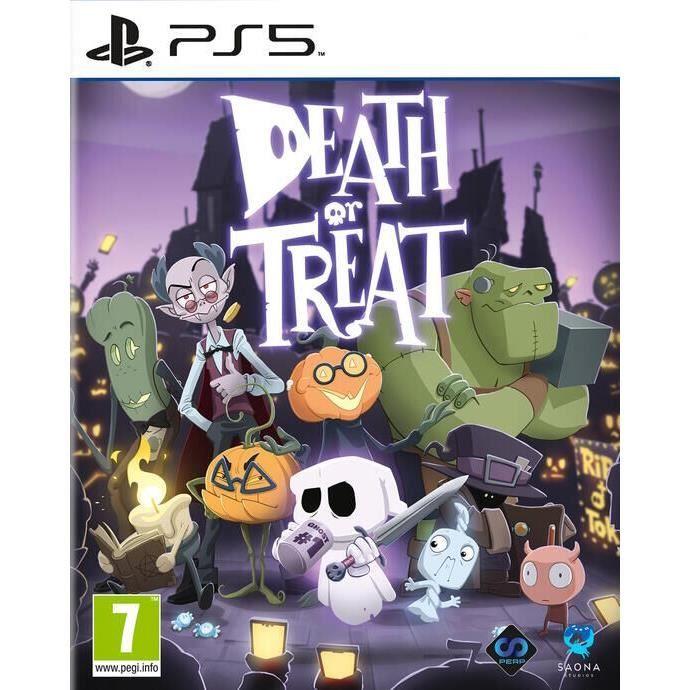 Jeu Death Or Treat - PS5 - Action - Hack'n Slash - Environnements Peints À La Main
