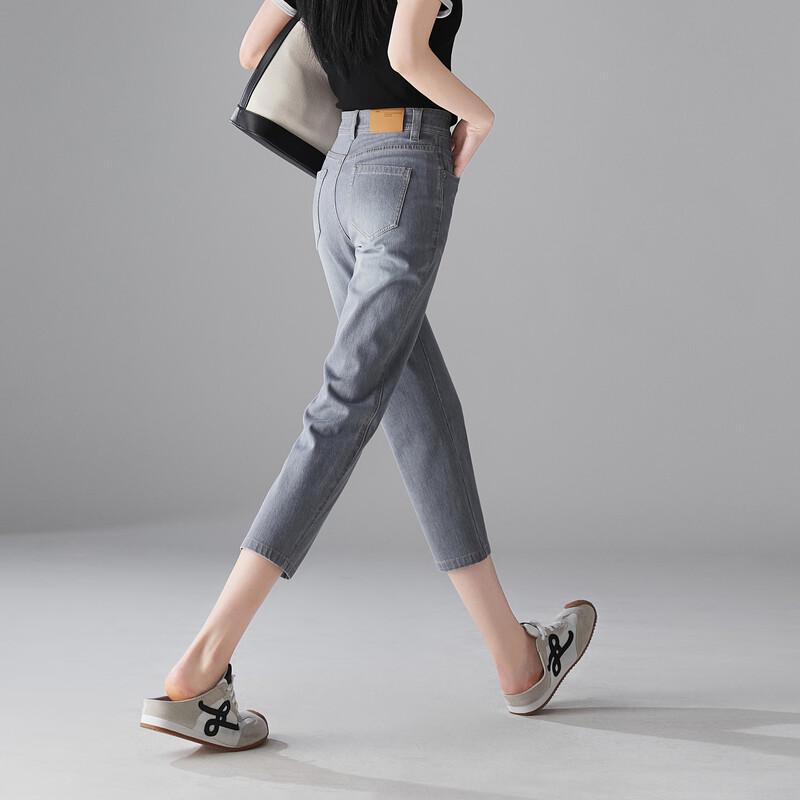 SOFSIL 2026 Summer Women's High-Waist Slimming Cropped Skinny Jeans