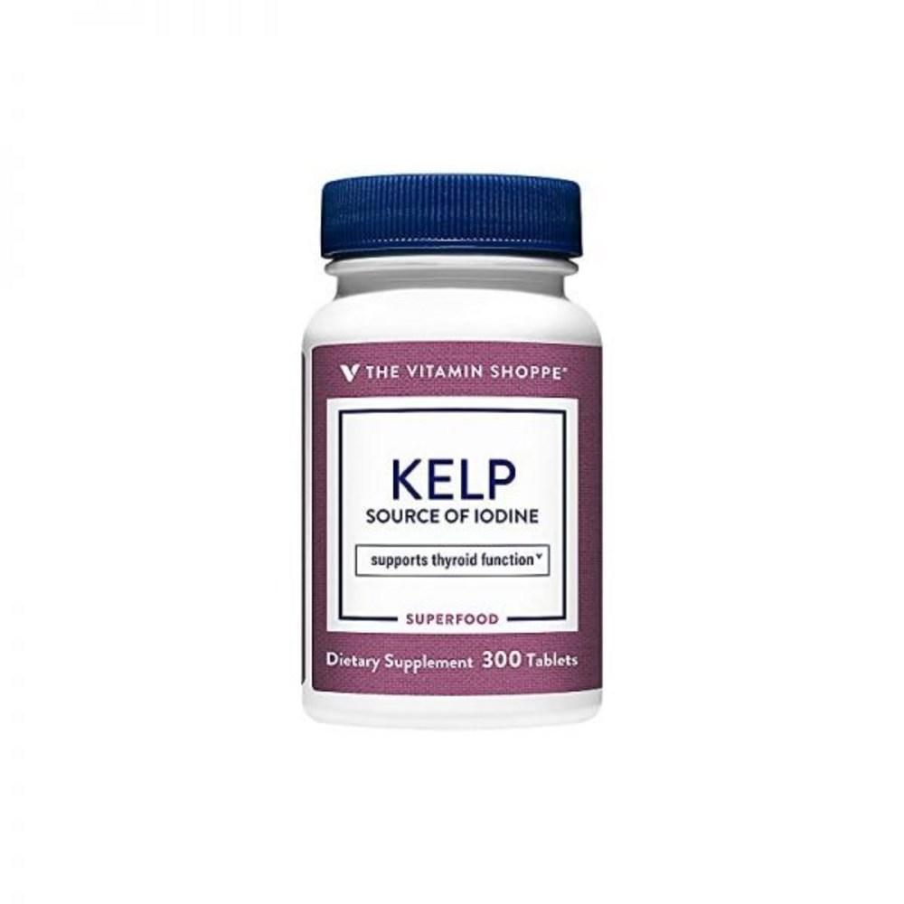 Vitamin Shop Kelp Natural Iodine Thyroid Atlantic Potassium Iodide 300 Tablets Health 1 pcs