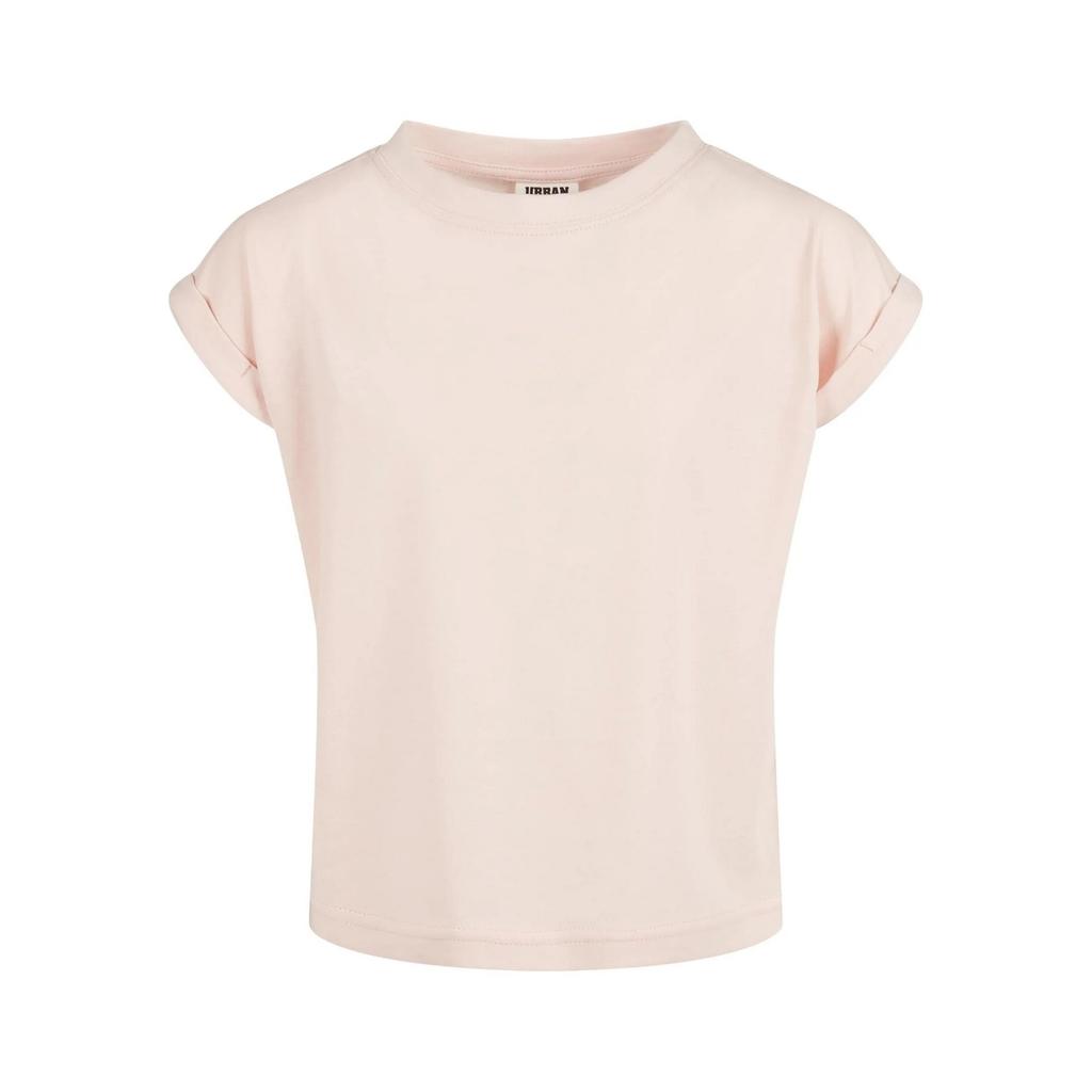 Urban Classics Girls Organic Extended Shoulder T-Shirt