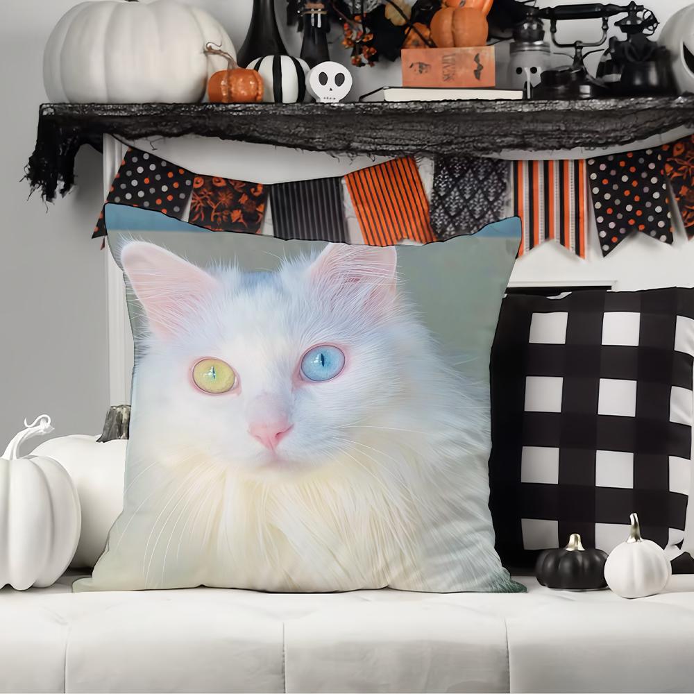 Cute Animal Cat Pillow Case Office Cushions Suitable For Sofa Car Bedroom Decorative Cushion Cover