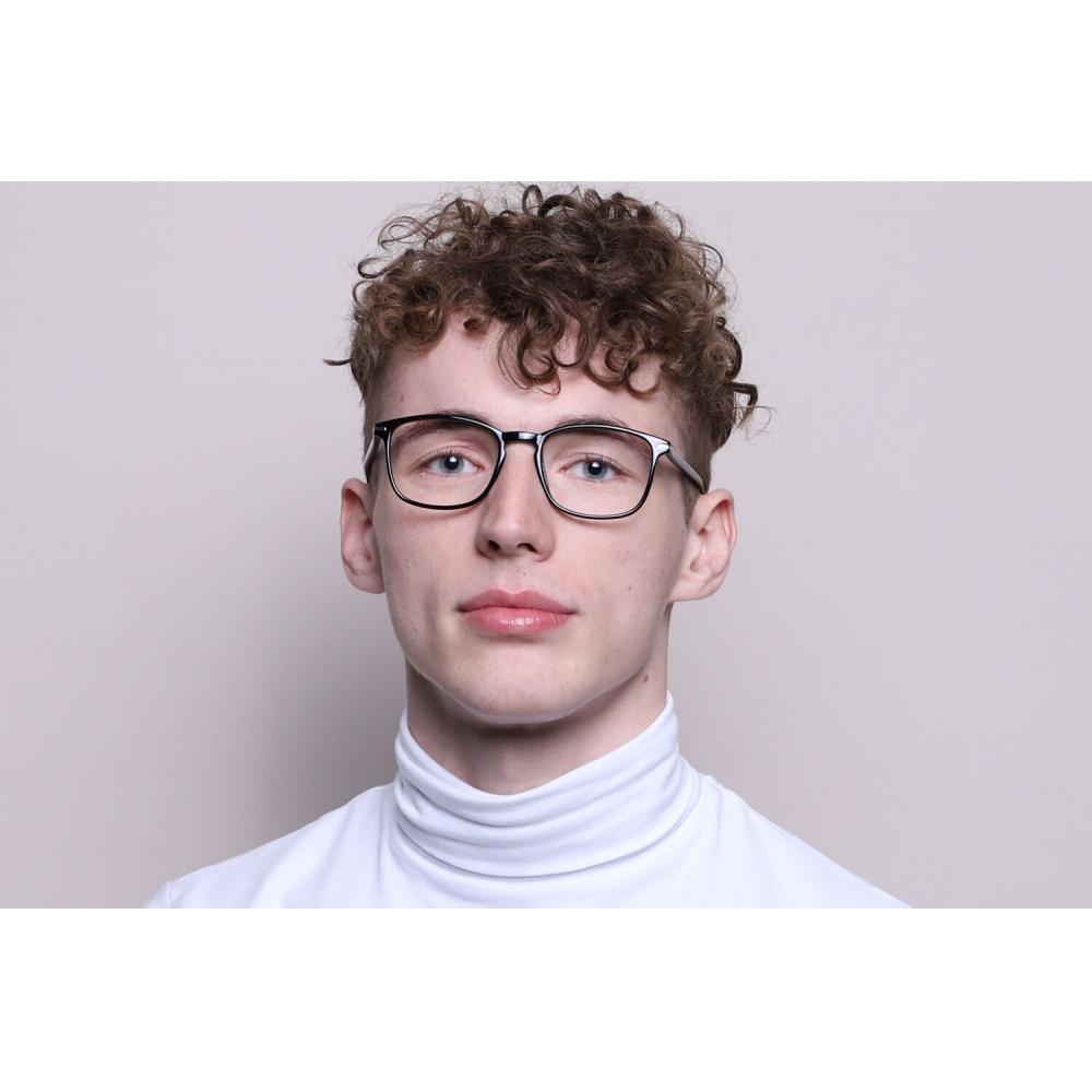 Full Rim Square Black Smartbuy Collection Fundy Cp120 Fashion Unisex Eyeglasses