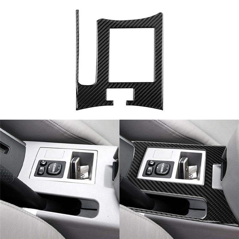 For Toyota RAV4 Car Interior Button Panel Decoration Protection Carbon Fiber Sticker 2006-2012 Car Styling Accessories