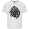 Indian Skull Headdress Biker Motorbike Kids T-Shirt Childrens