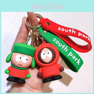 Adorable South Park Keychains Silicone Cartoon Keychain Gift For Couples Kids Friends