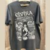 Elvira Mistress Of The Dark Horrorfilm T-Shirt Anthrazit S-4XL