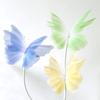 Large Handmade Gauze Butterfly Artificial Butterfly Ornament for Living Room Wall Window Garden Wedding Decoration