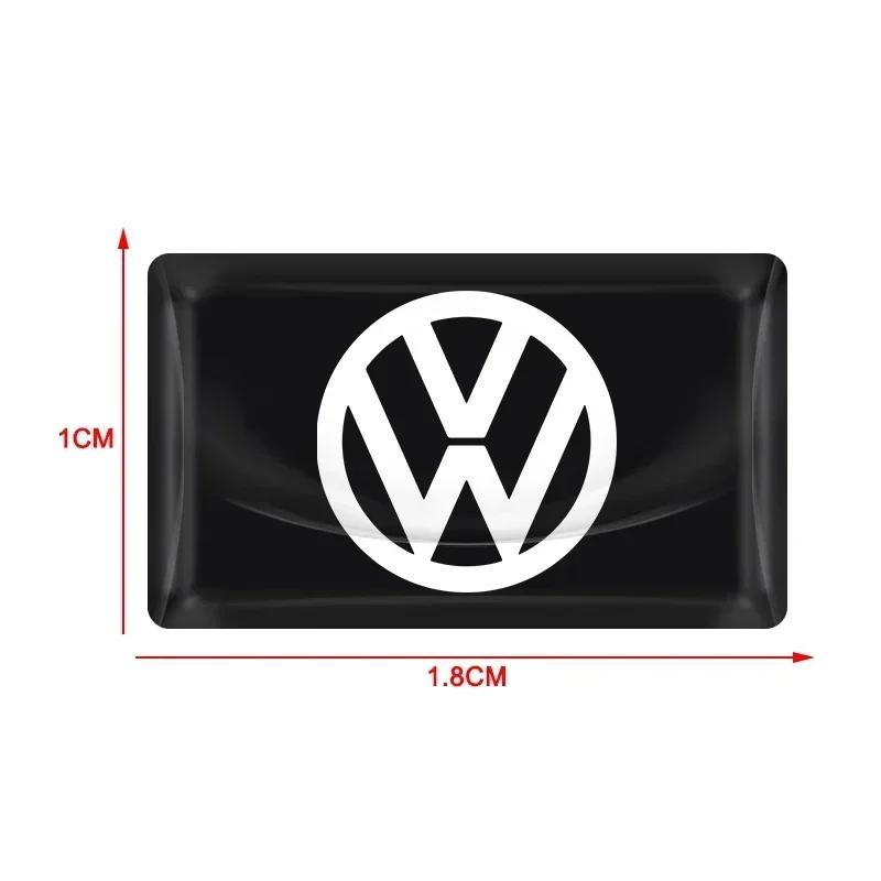 Cars 2025 Hot For Volkswagen 10pcs New 3D Epoxy Car Stickers Small Drop Glue Decals For Volkswagen Golf Passat B6 Magotan Touran CWW1 b13