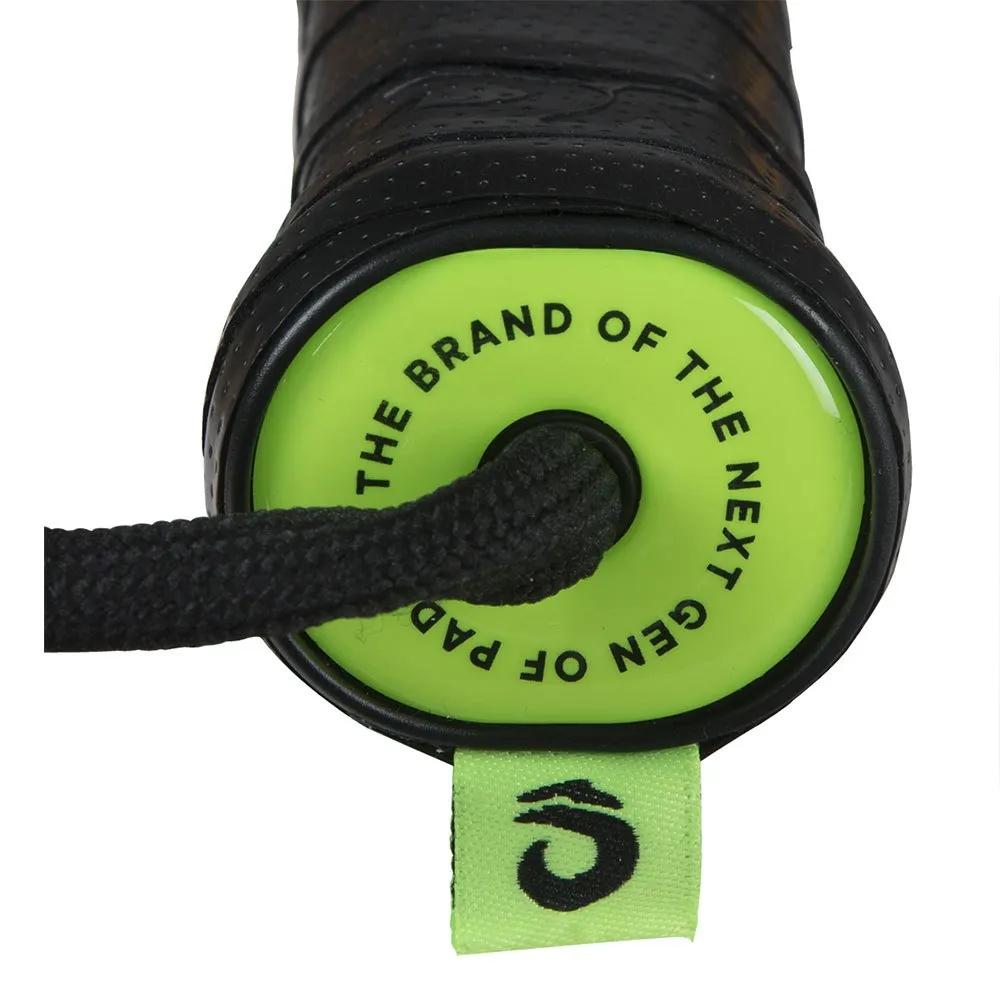 Lok Easy Flow 2024 padel racket 361-365g black and neon green